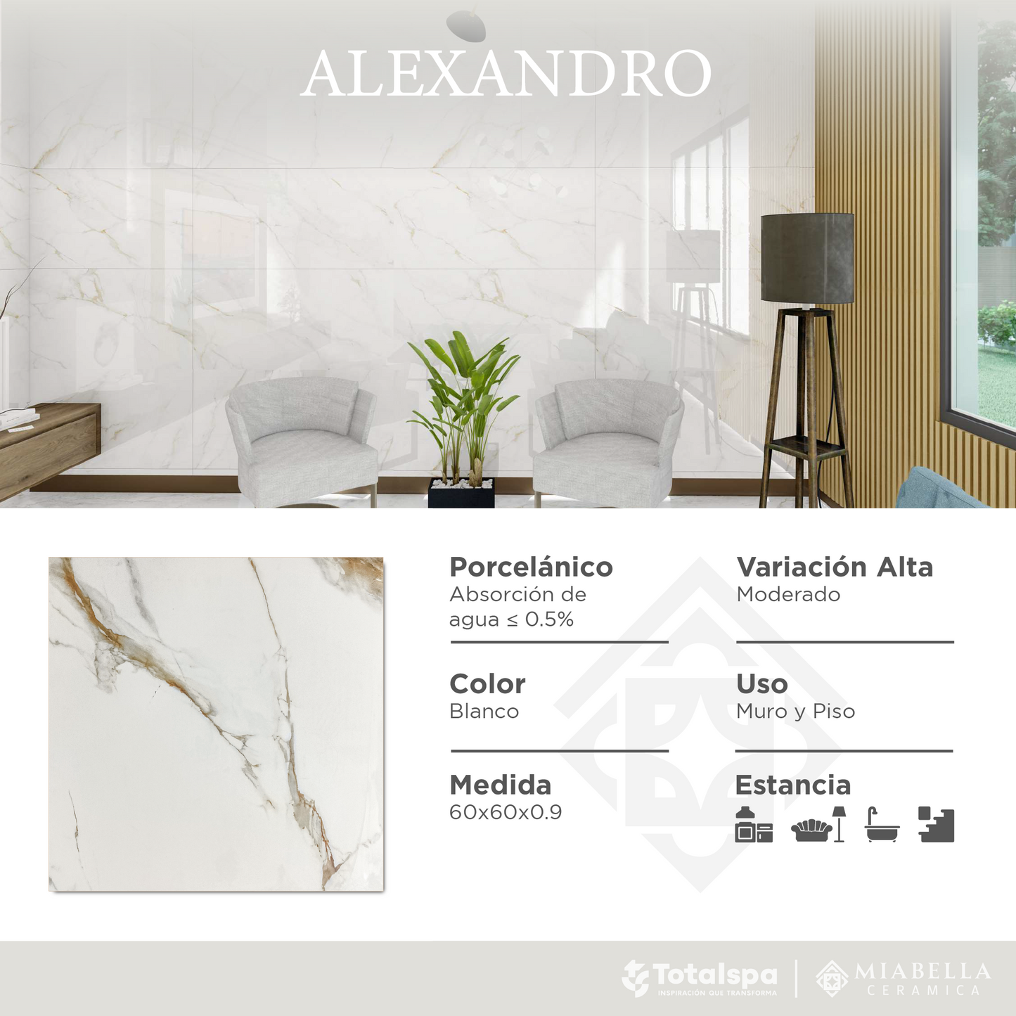 Porcelánicos 60x60 Alexandro