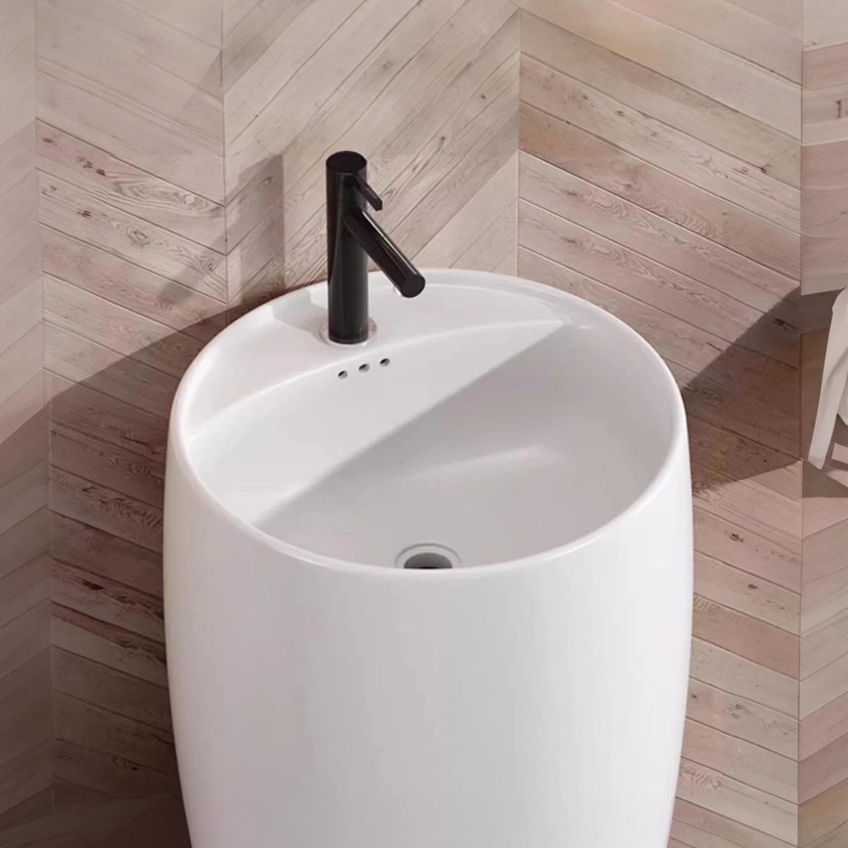 Lavabo de pedestal LT-057B