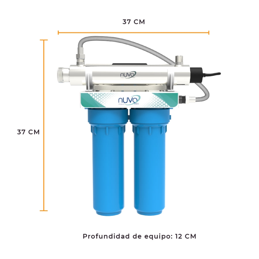 Purificador De Agua Por Medio De Luz Uv Nuvo 002-2H