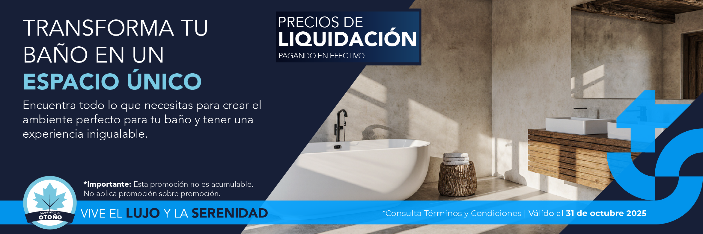 artículos para baño precios de liquidación octubre totalspa