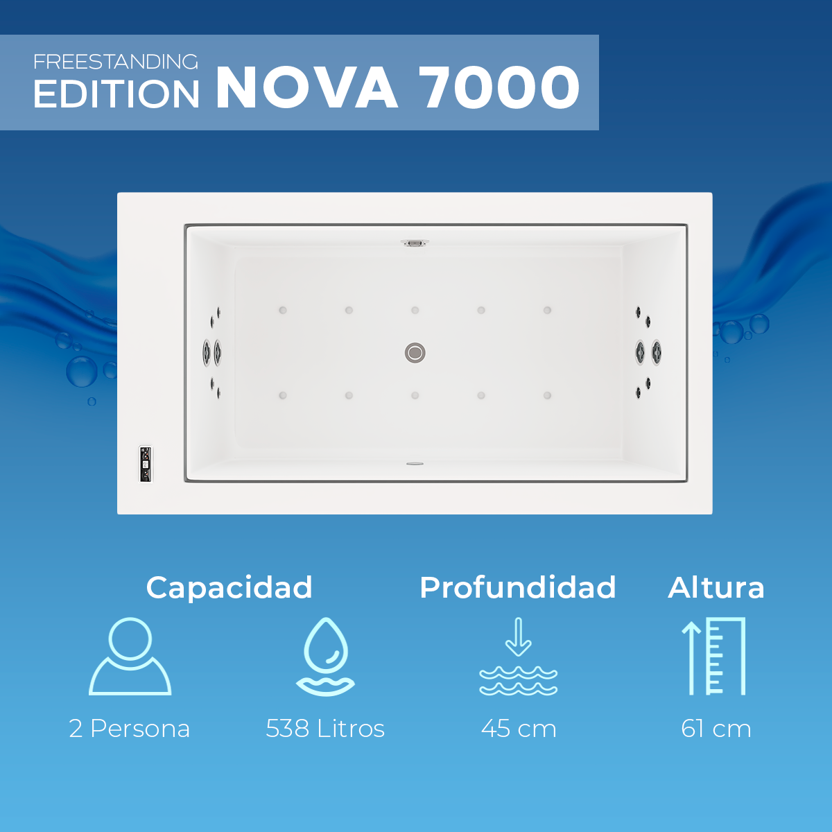 Tina Freestanding Nova 7000 / Edition