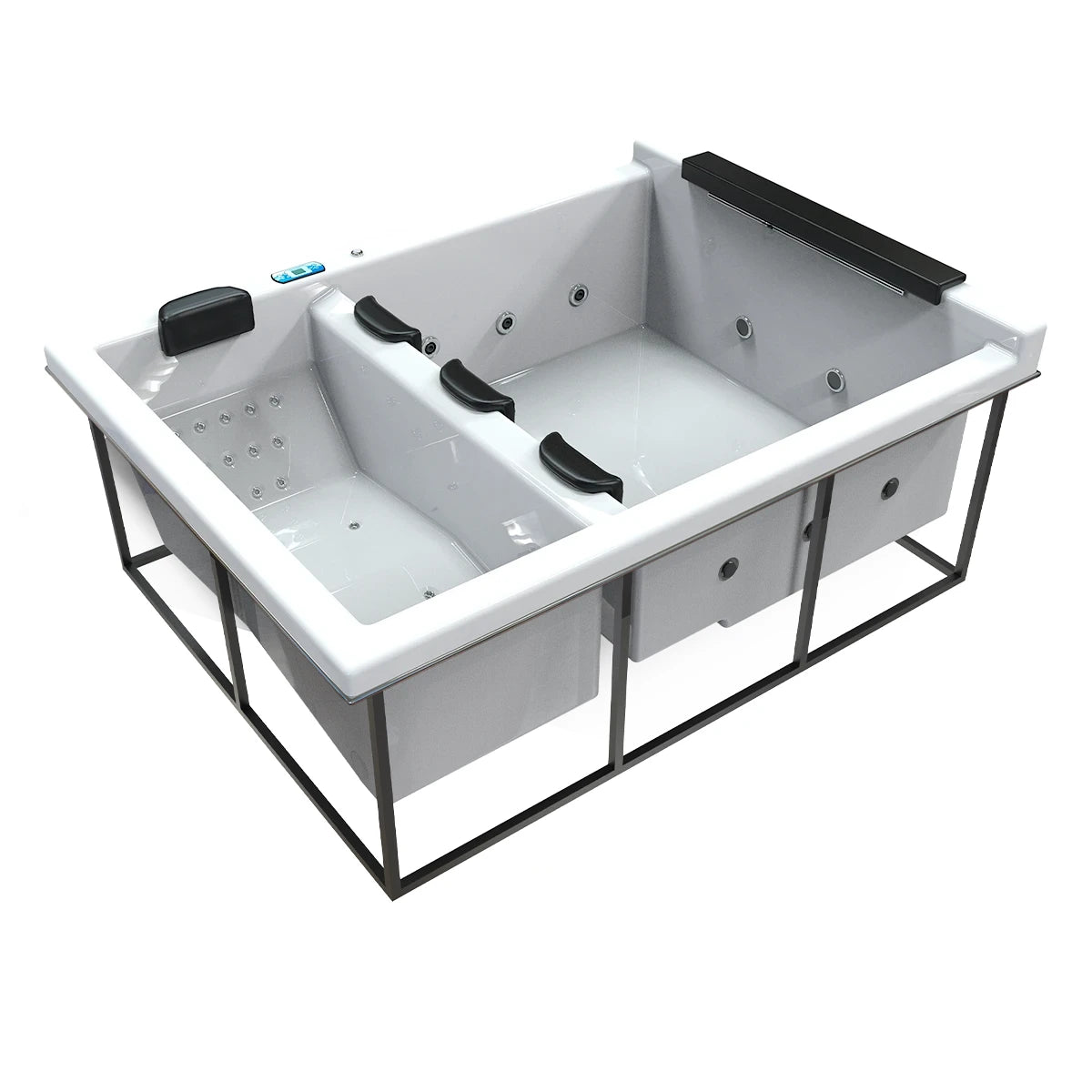 Jacuzzi 4 adultos hidroterapia y relajación de otro nivel | Spa FALLS