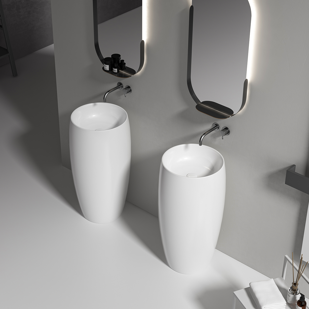 Lavabo de pedestal LT-057A