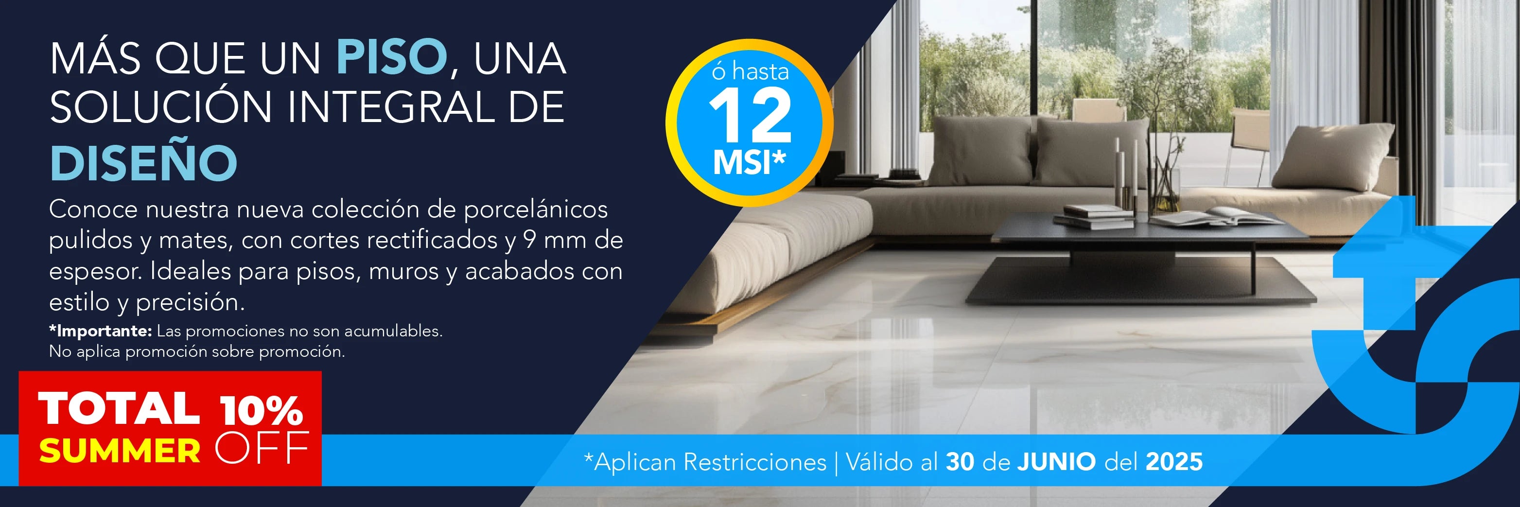 Pisos porcelánicos pulidos y mates de alta gama para interiores y exteriores TotalSpa