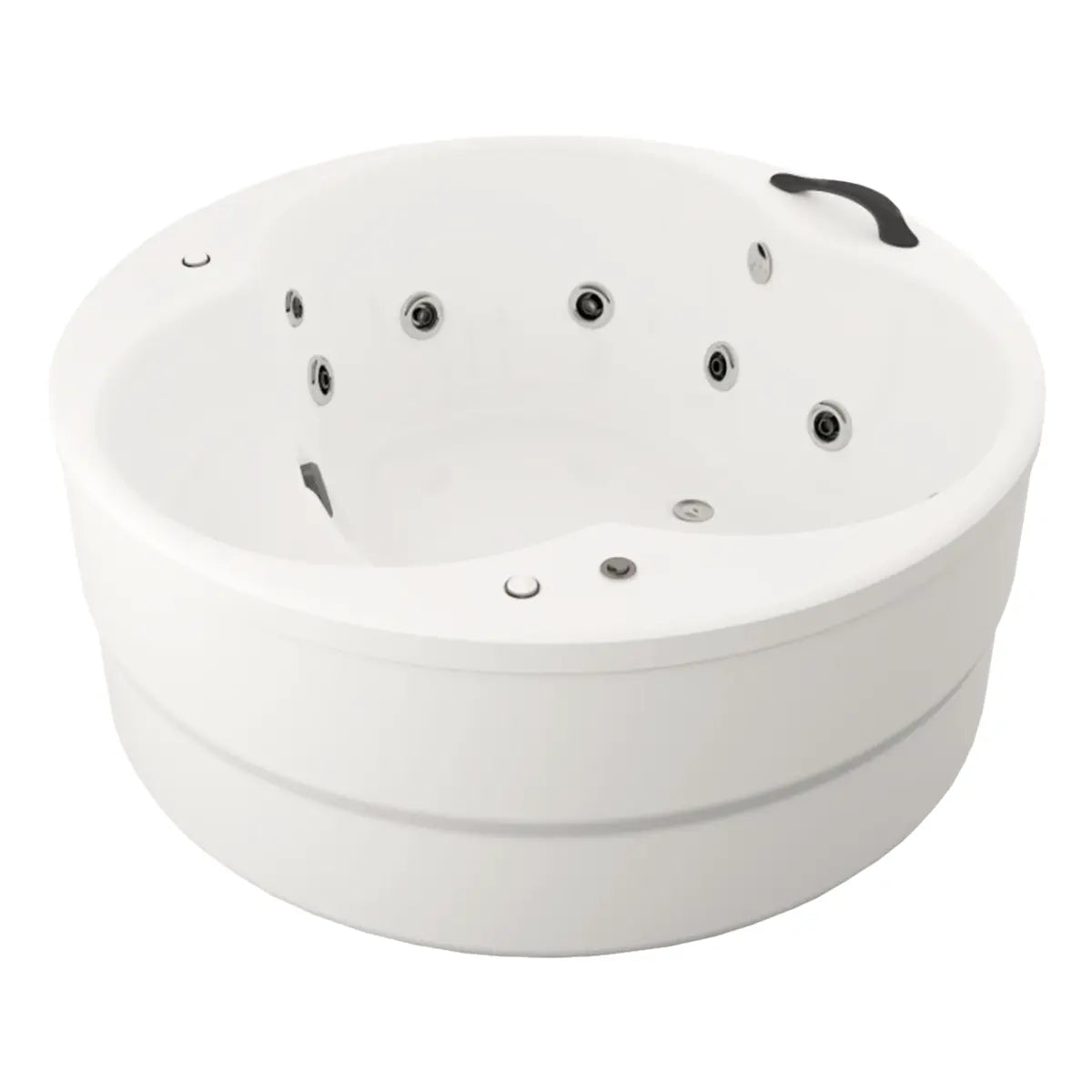 Elegancia compacta para un baño individual | tina de baño Freestanding modelo 100-010