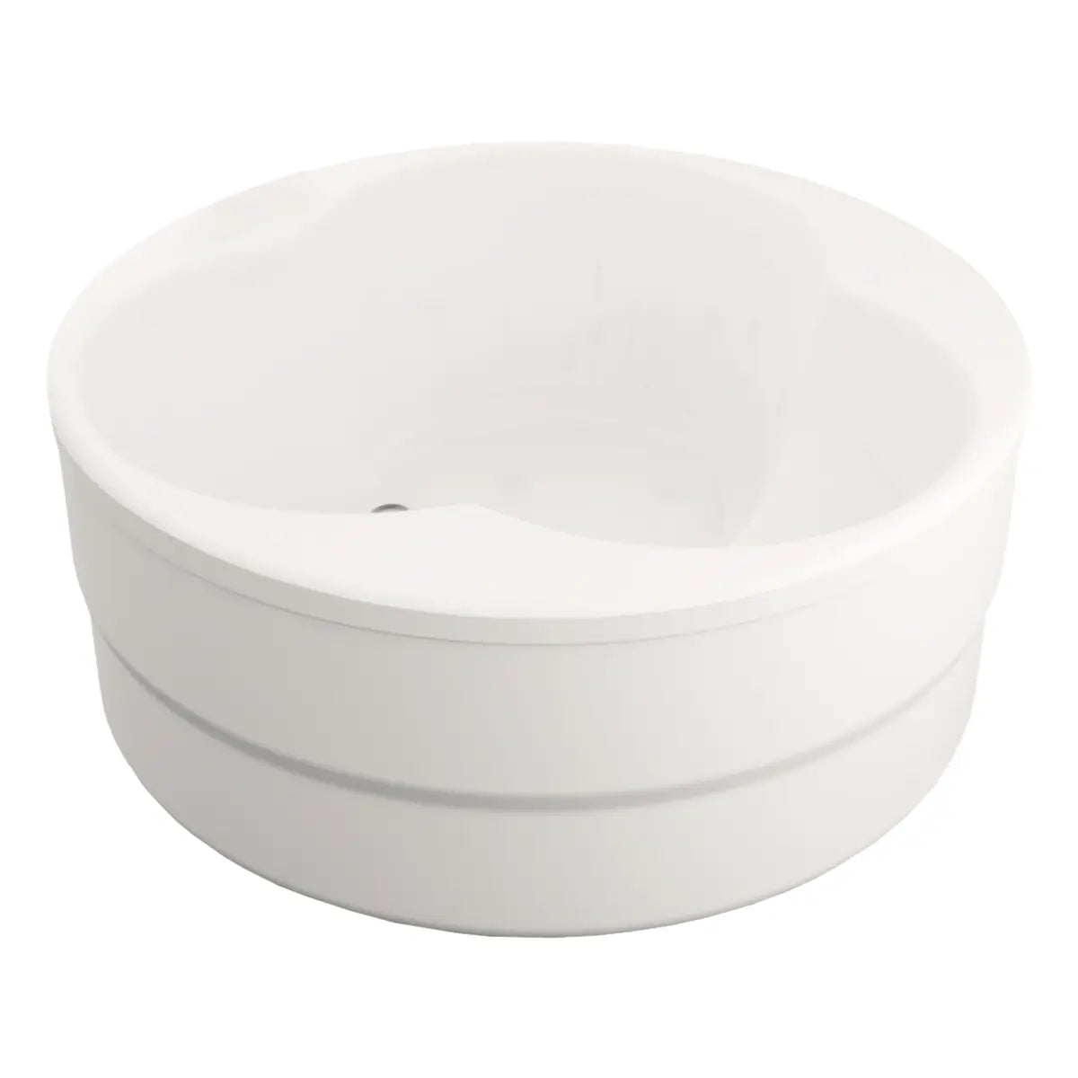 Elegancia compacta para un baño individual | tina de baño Freestanding modelo 100-010