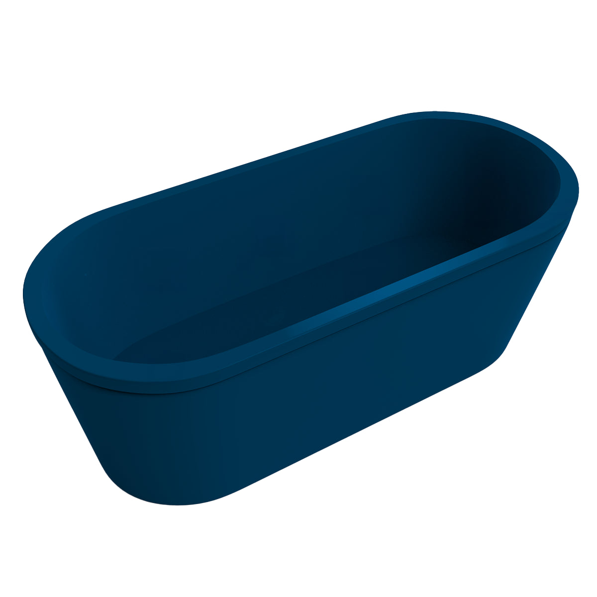 Tina 90-01 acabado liso de color azul adriático, disponible en múltiples tonos para combinar con tu baño
