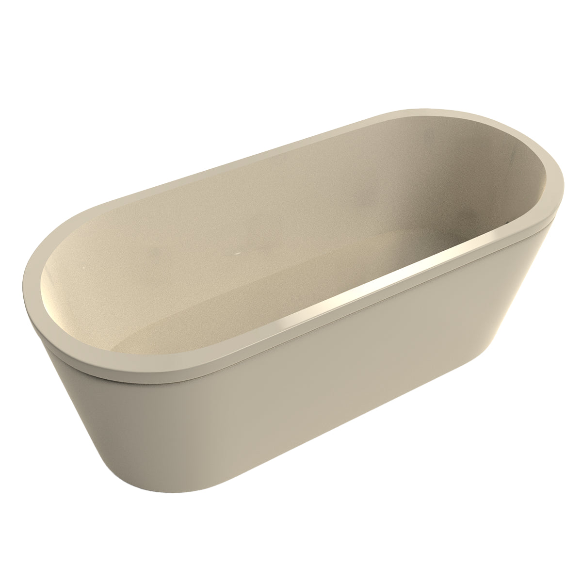 Tina 90-01 acabado liso de color hueso, disponible en múltiples tonos para combinar con tu baño