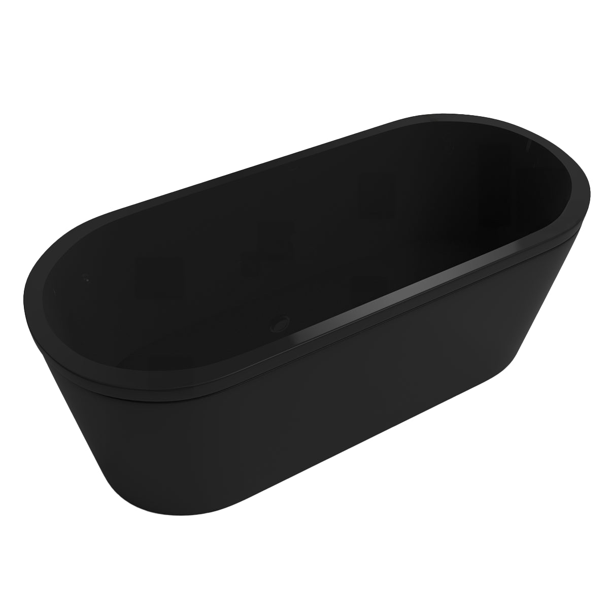 Tina 90-01 acabado liso de color negro, disponible en múltiples tonos para combinar con tu baño