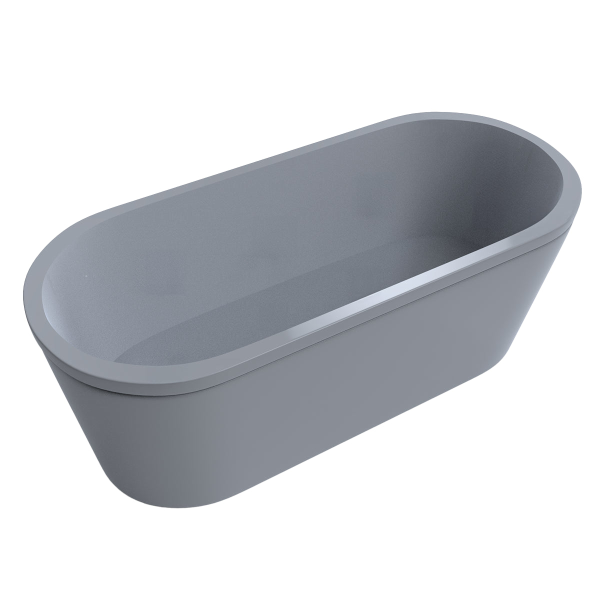 Tina 90-01 acabado liso de color platino, disponible en múltiples tonos para combinar con tu baño