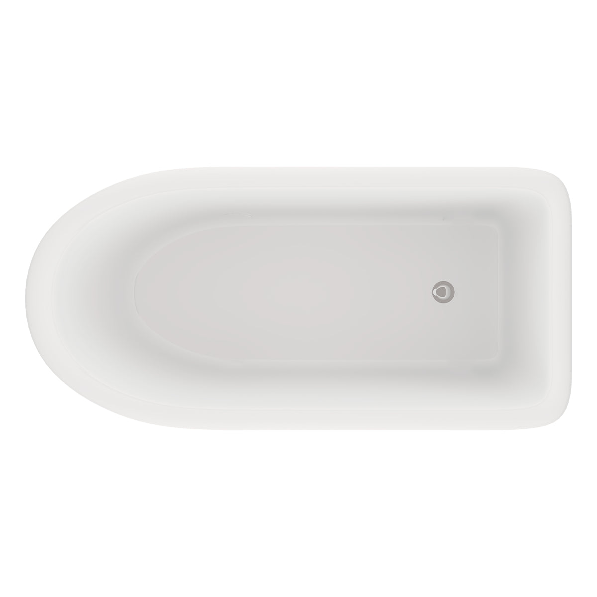 Vista aérea de la tina freestanding Clásica, con diseño tradicional