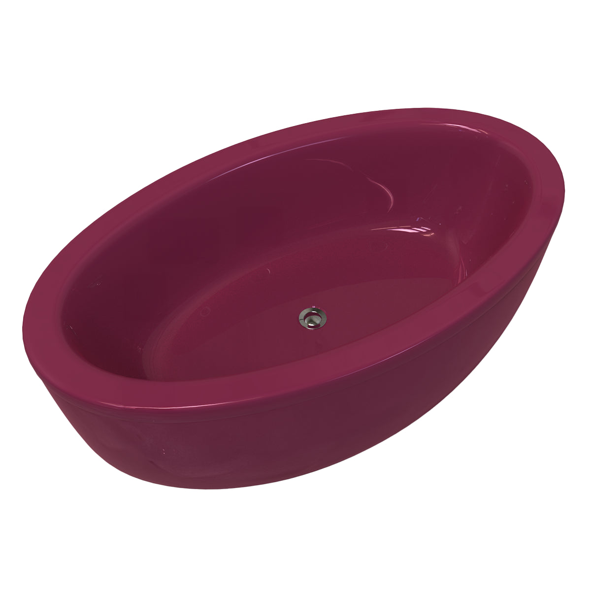 Tina color coral del modelo Dreams sin hidromasaje, estilo sencillo para tina freestanding