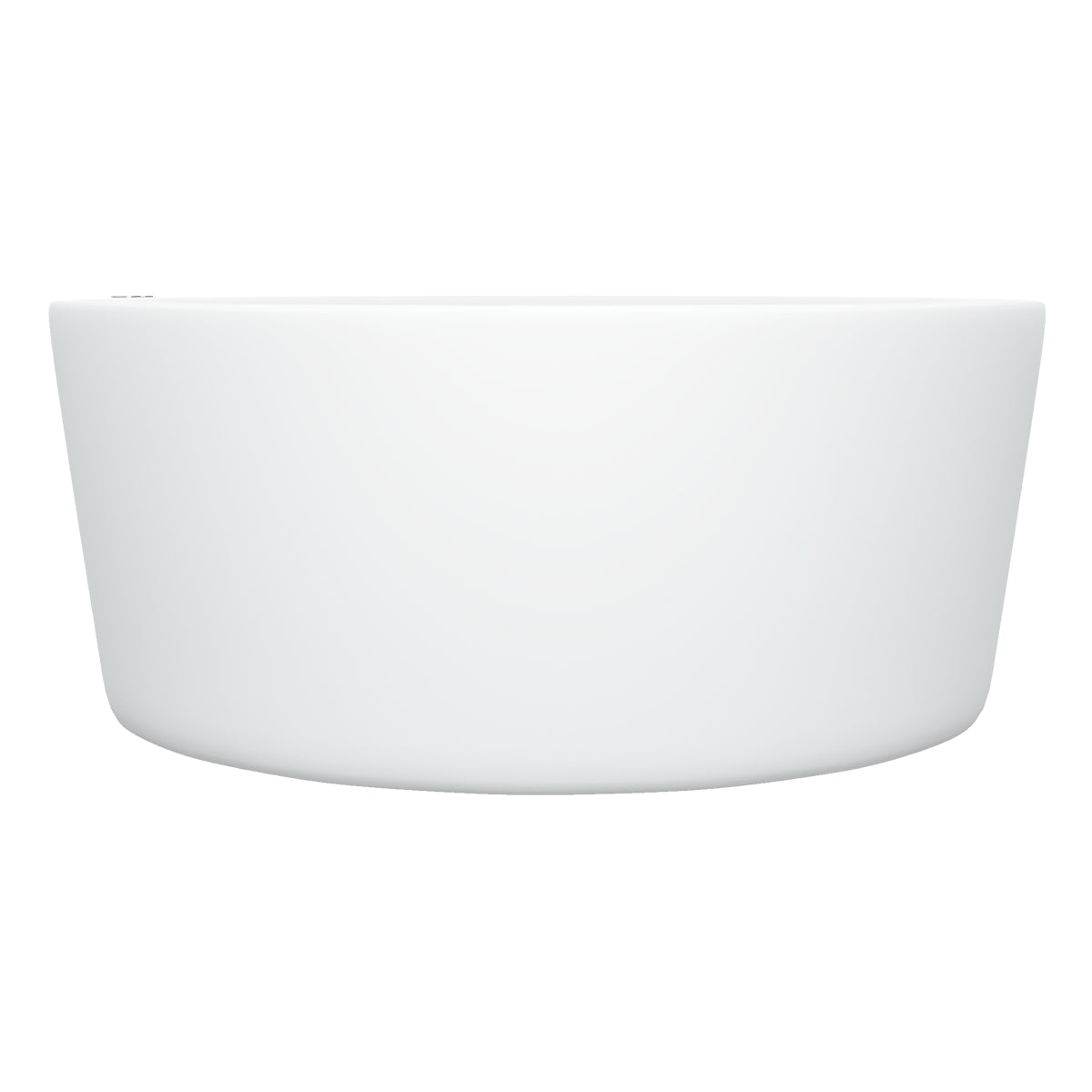 Perfil lateral del jacuzzi Nova 9000, forma redonda y faldón blanco