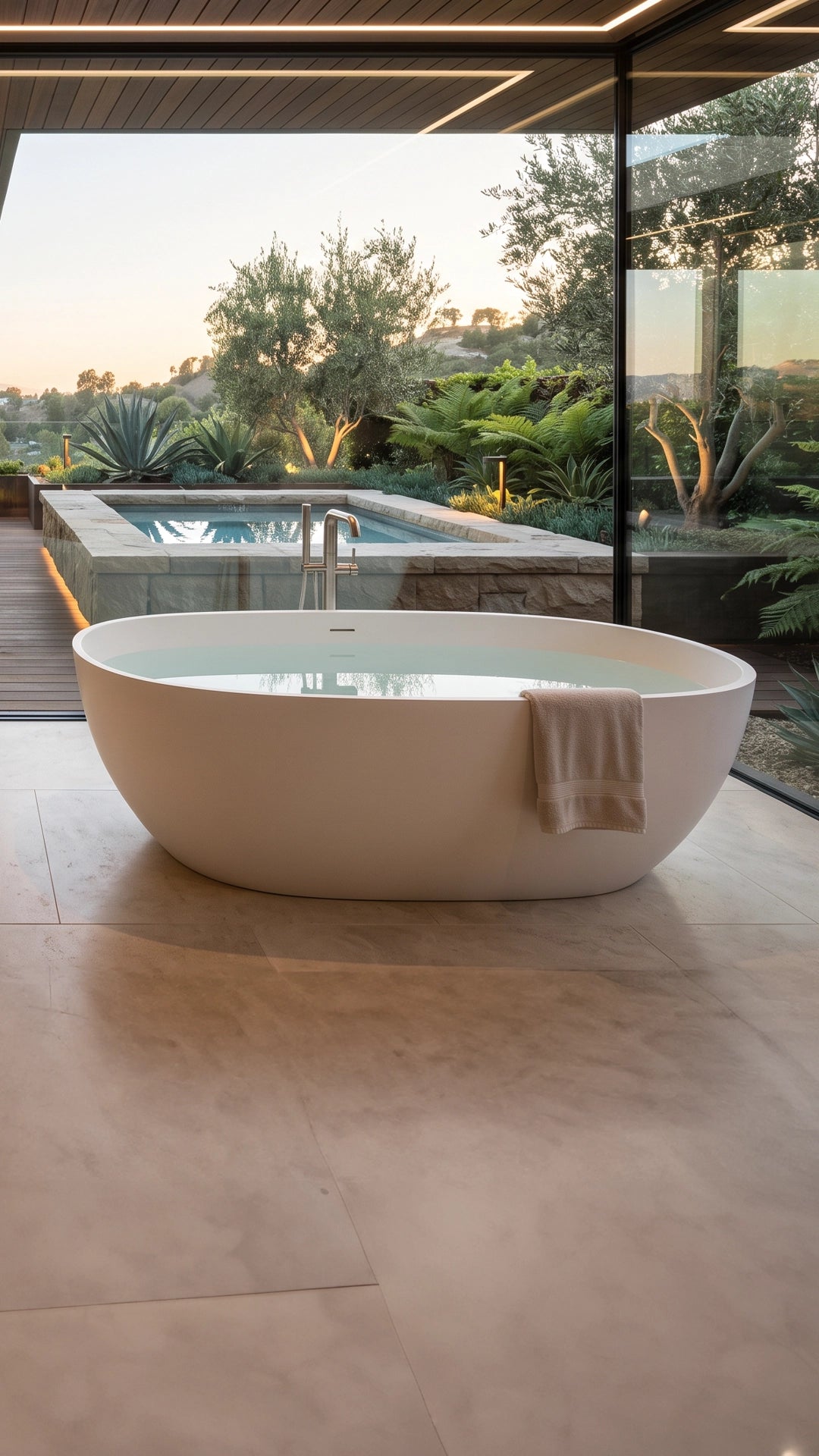 Ambiente arquitectónico wellness de TotalSpa y sus aliados comerciales