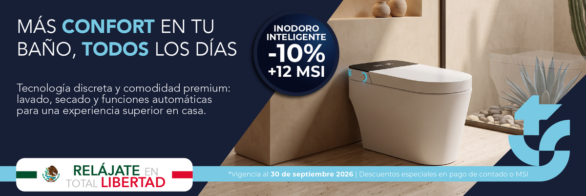 Inodoros inteligentes con bidet y secado automático TotalSpa