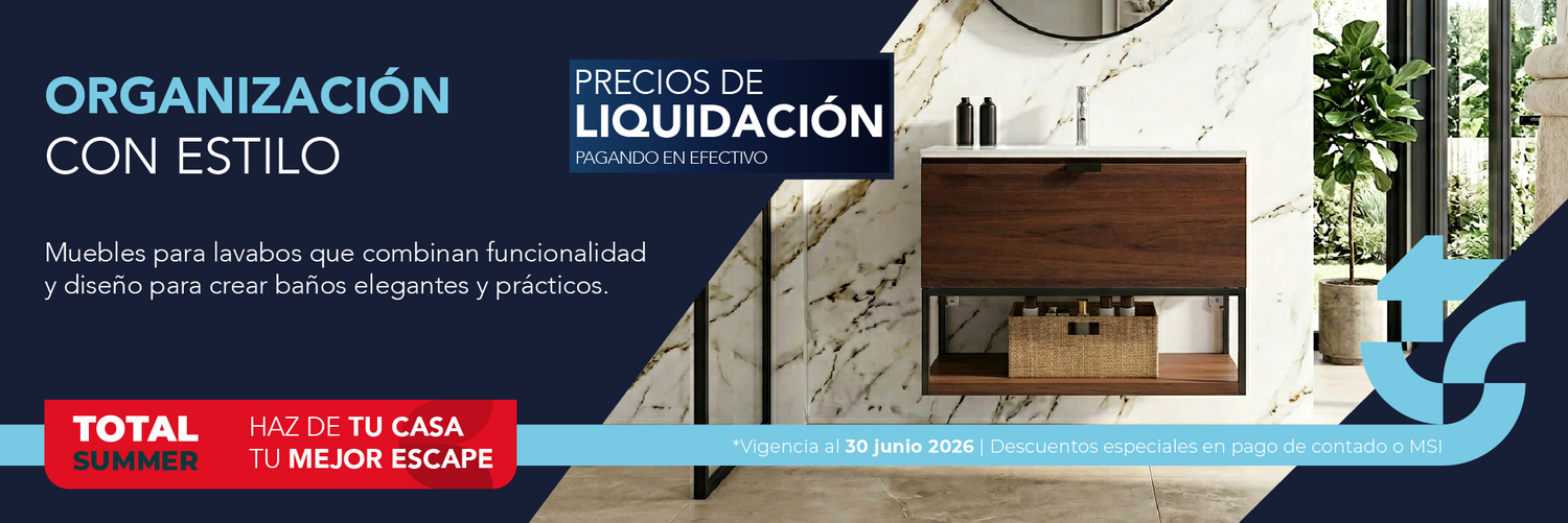 Muebles de baño TotalSpa con diseño moderno, materiales resistentes y funcionalidad ideal para renovar baños con estilo y practicidad.