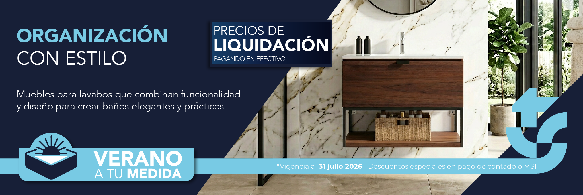 Muebles de baño TotalSpa con diseño moderno, materiales resistentes y funcionalidad ideal para renovar baños con estilo y practicidad.