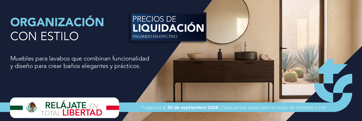 Muebles de baño y organizadores para lavabos TotalSpa
