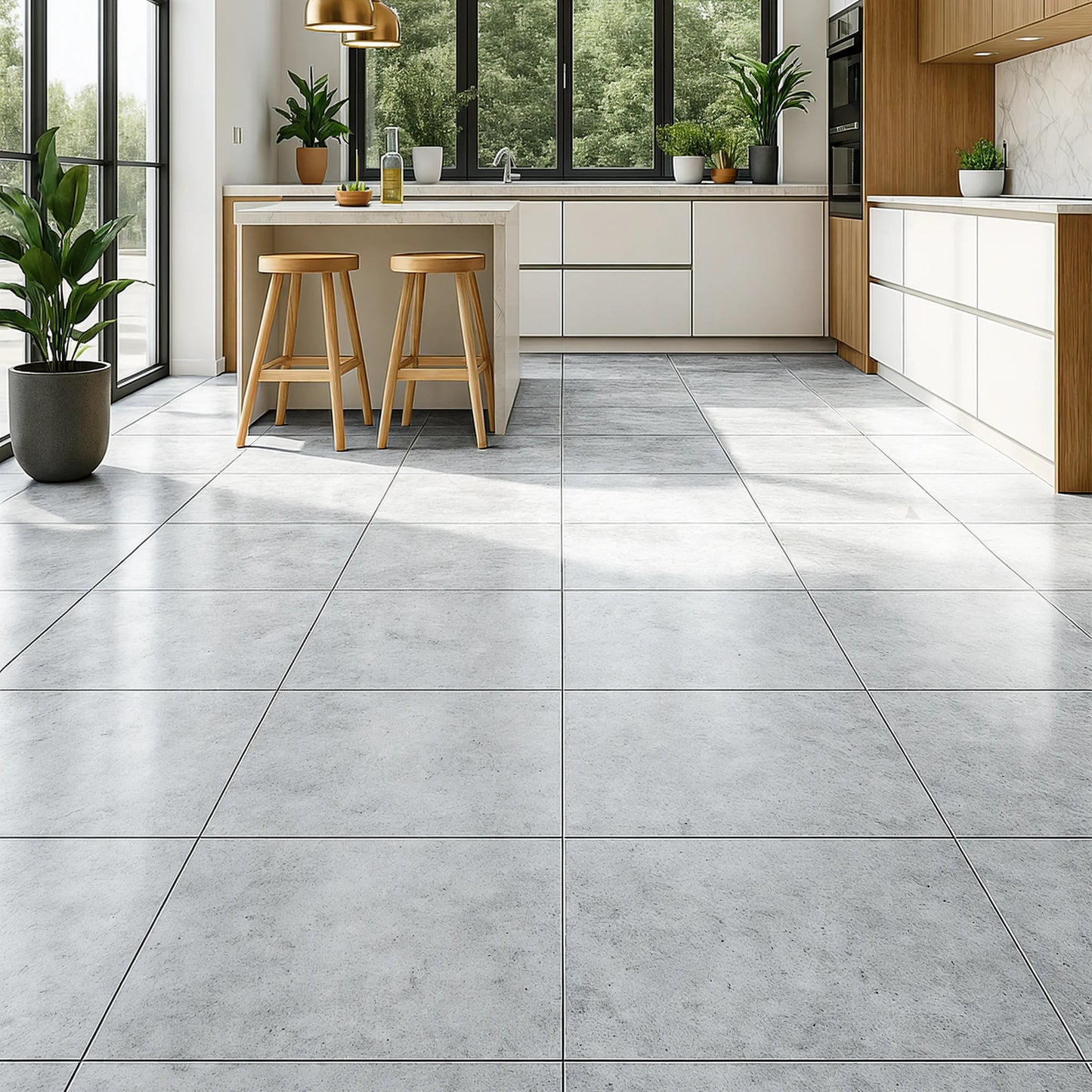 Porcelánicos 60x60 Amadeus Gris Claro (Pulido)
