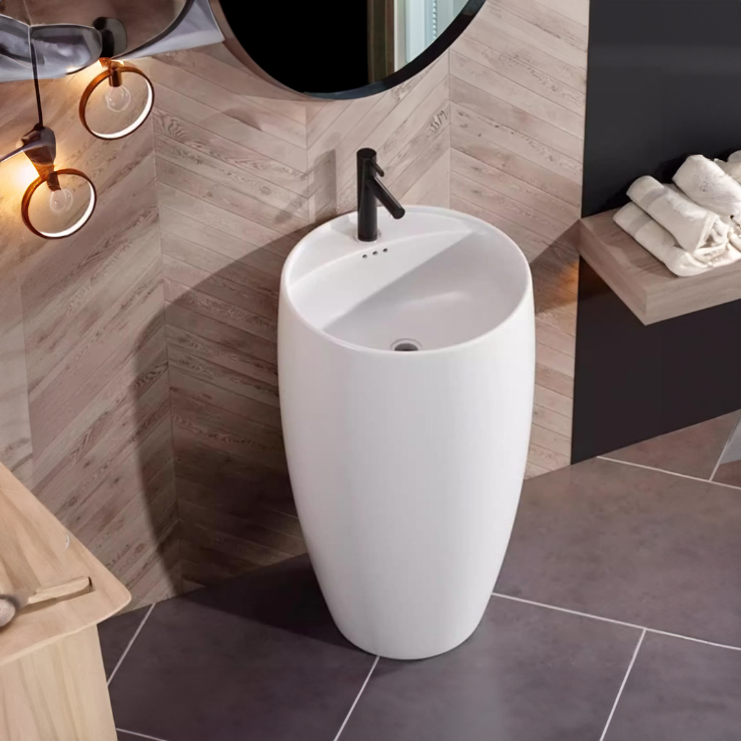 Lavabo de pedestal LT-057B