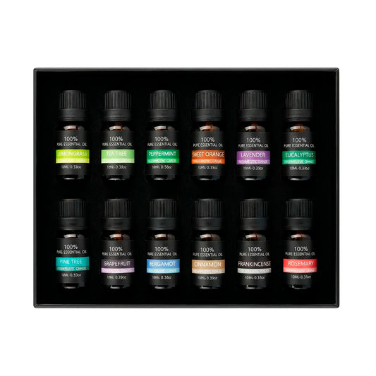 Set de esencias de aromaterapia para sauna con diferentes aromas naturales