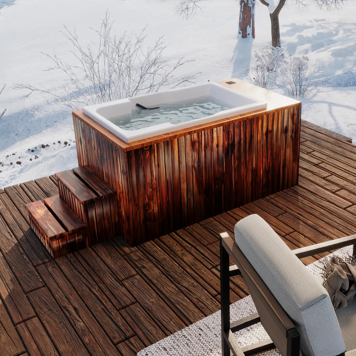 detalle del sistema de crioterapia Aqua-Ice TotalSpa