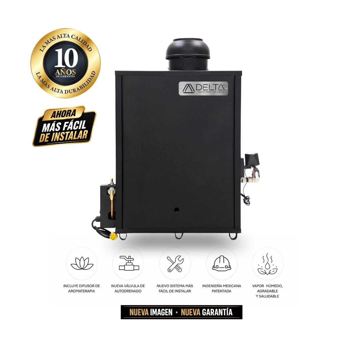 Generador de Vapor DELTA V15 | Confort y Tecnología para Baños de Vapor
