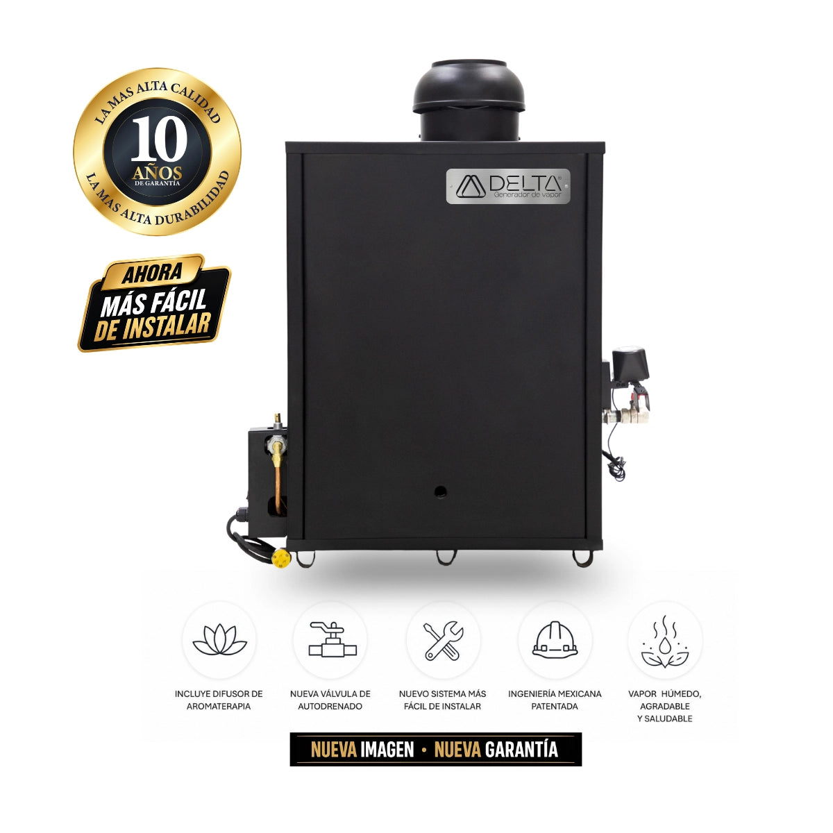 Generador de Vapor DELTA V20 | Tecnología y Bienestar para Baños de Vapor