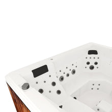 detalle de los jets de hidromasaje del spa bellagio, múltiples jets ergonómicos para masaje terapéutico