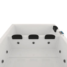 detalle de jets de masaje del spa FALLS, combinación de jets direccionales, masaje lumbar y terapia de relajación total