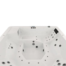 jets de masaje del spa JUMBO, combinación de jets intensos y relajantes, ideal para grupos familiares o uso compartido