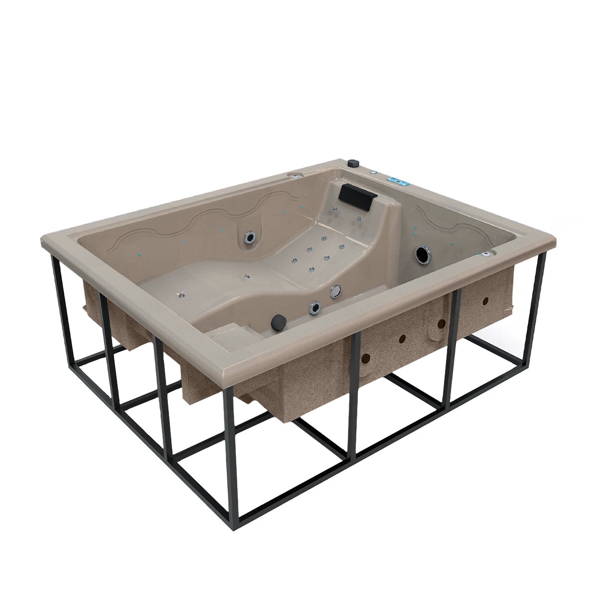 Jacuzzi compacto con hidromasaje, 3 adultos + 1 niño | Spa MIAMI