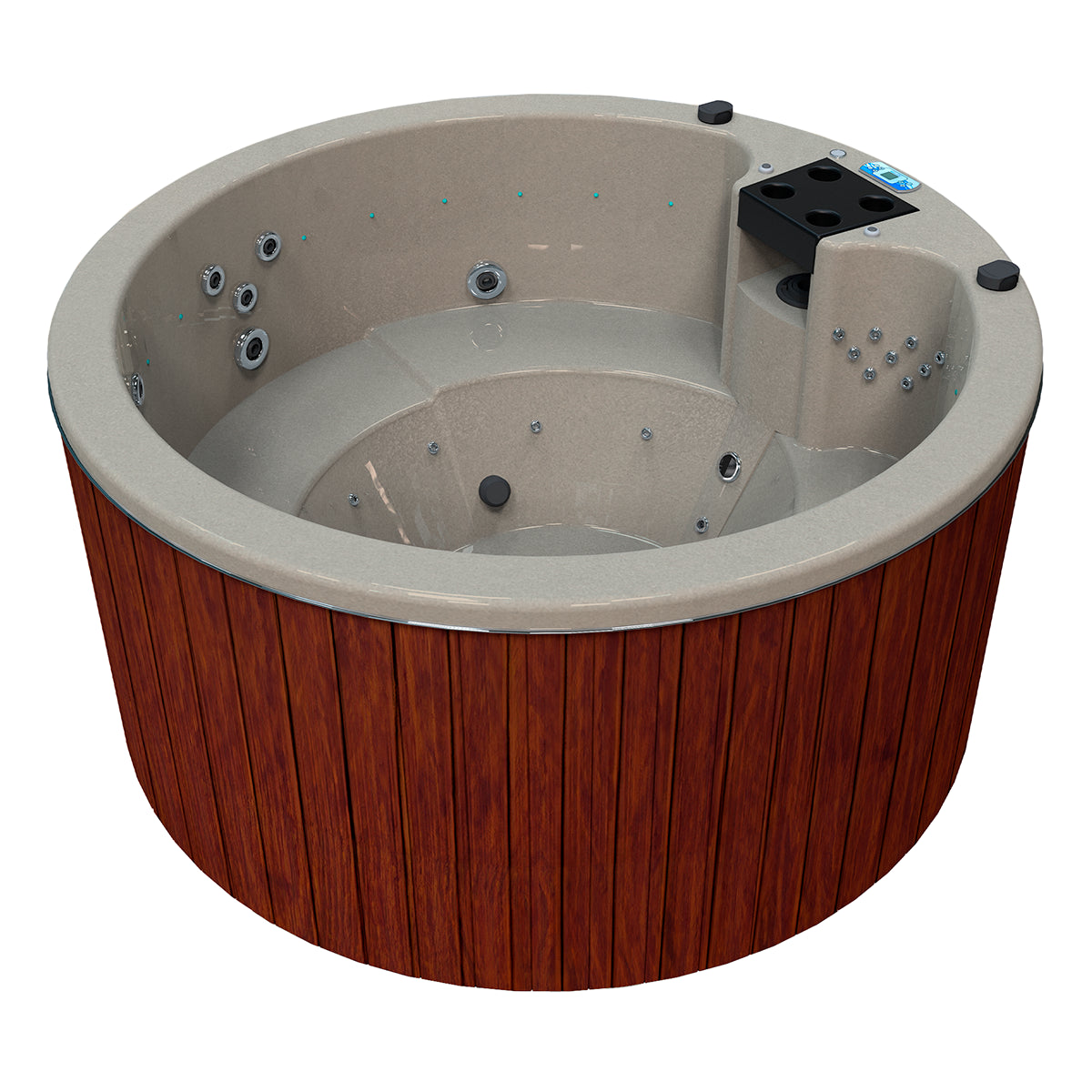 Jacuzzi 6 plazas con hidromasaje, circular, relajante  | Spa PARADISE