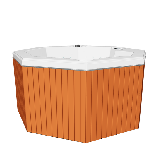 spa jacuzzi cabo totalspa octagonal 3D