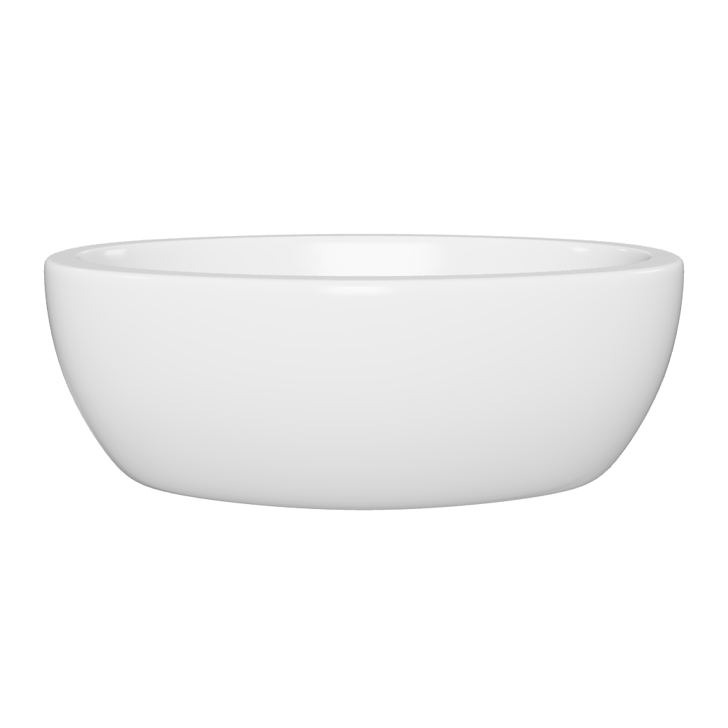 Modelado 3D del modelo freestanding 100-06, vista general de forma y proporciones