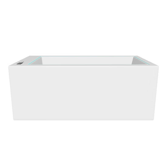 Modelado 3D del modelo Nova 7000 rectangular en color blanco con acabado liso