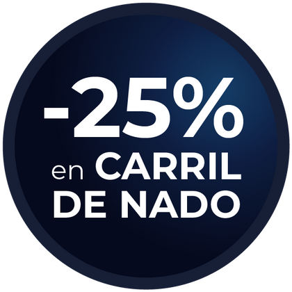 -25% en carril de nado