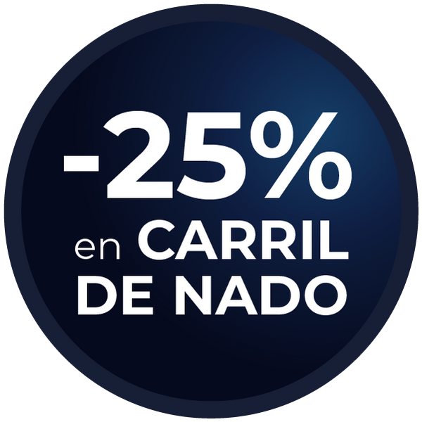 -25% en carril de nado