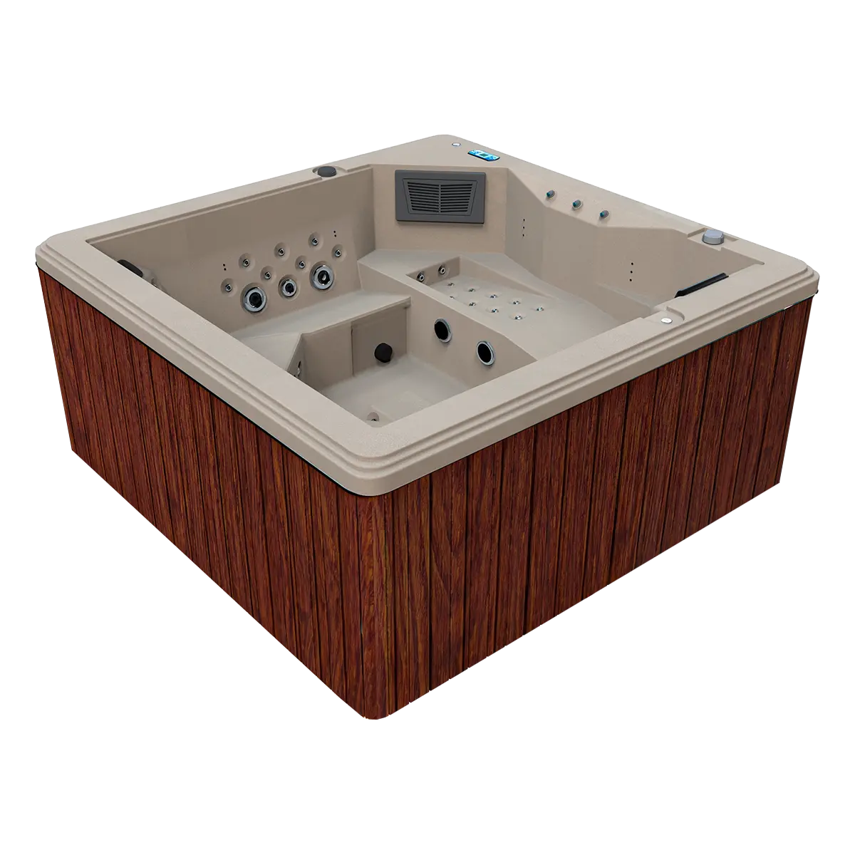 Jacuzzi 7 adultos 2 niños, lujo, relajación y bienestar | Spa BELLAGIO
