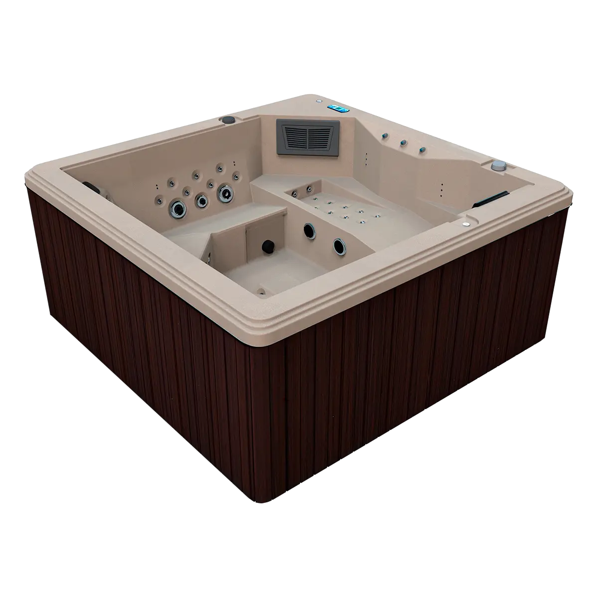 Jacuzzi 7 adultos 2 niños, lujo, relajación y bienestar | Spa BELLAGIO