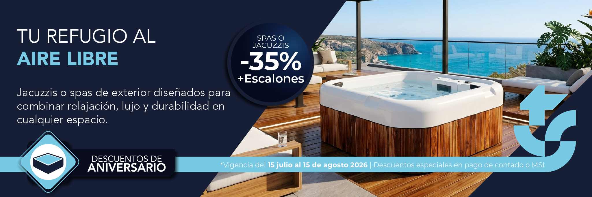 spa o jacuzzis de exterior e interior en promoción en totalspa