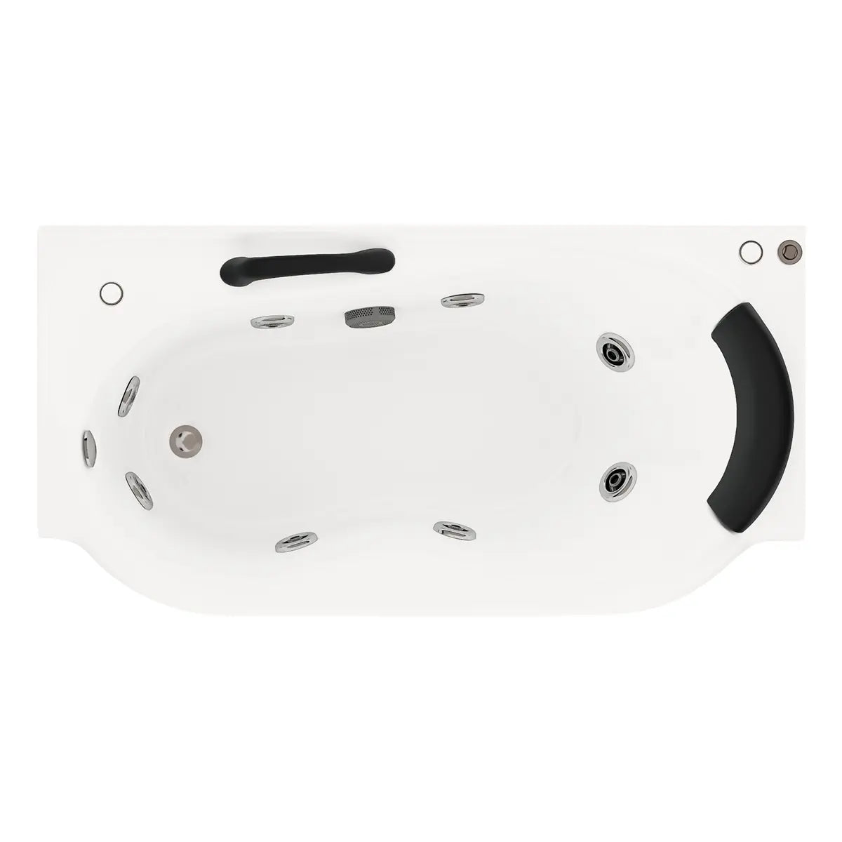 Tina Hotelera 2000 TotalSpa™ con hidromasaje, perfecta para proyectos residenciales o suites de hotel.