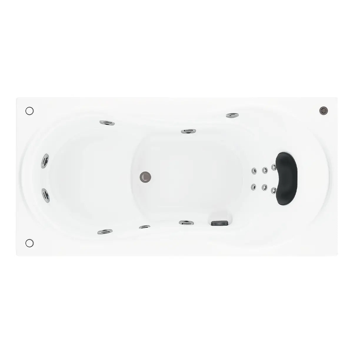 Tina Lola TotalSpa™ con sistema de hidromasaje, motobomba de 2.5 HP y diseño ergonómico para relajación total.