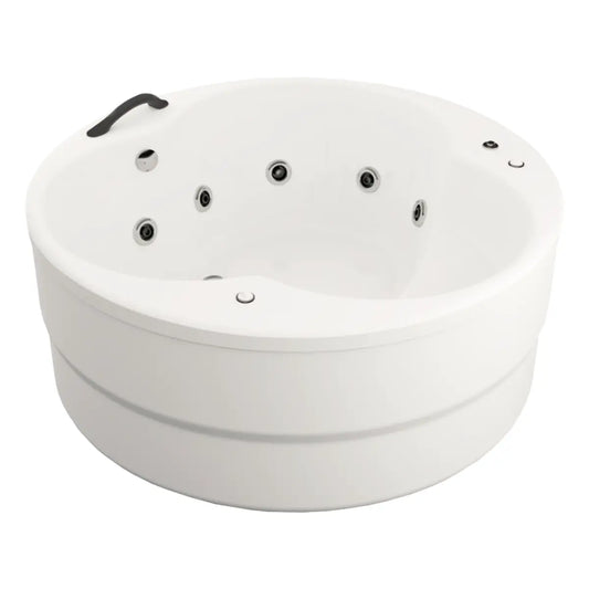 Elegancia compacta para un baño individual | tina de baño Freestanding modelo 100-010