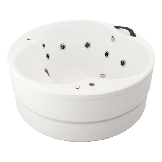 Elegancia compacta para un baño individual | tina de baño Freestanding modelo 100-010