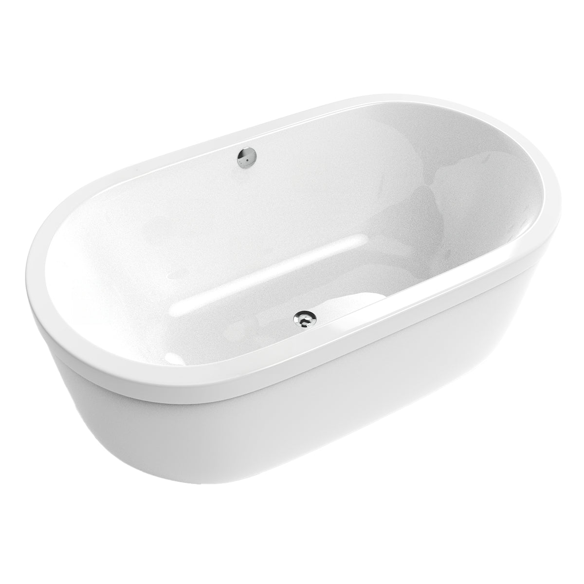 Tina freestanding color blanco del modelo 100-03 sin hidromasaje