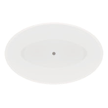 Vista aérea del modelo 100-05, forma ovalada sin hidromasaje