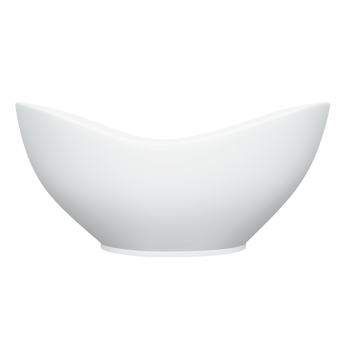 Perfil lateral de la tina 100-08, altura total de 81 cm para un baño imponente