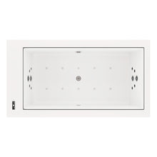 Vista aérea del modelo Nova 7000 con distribución simétrica de jets y diseño rectangular