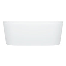Vista lateral de la tina 90-01 con faldón blanco, ideal para baños modernos